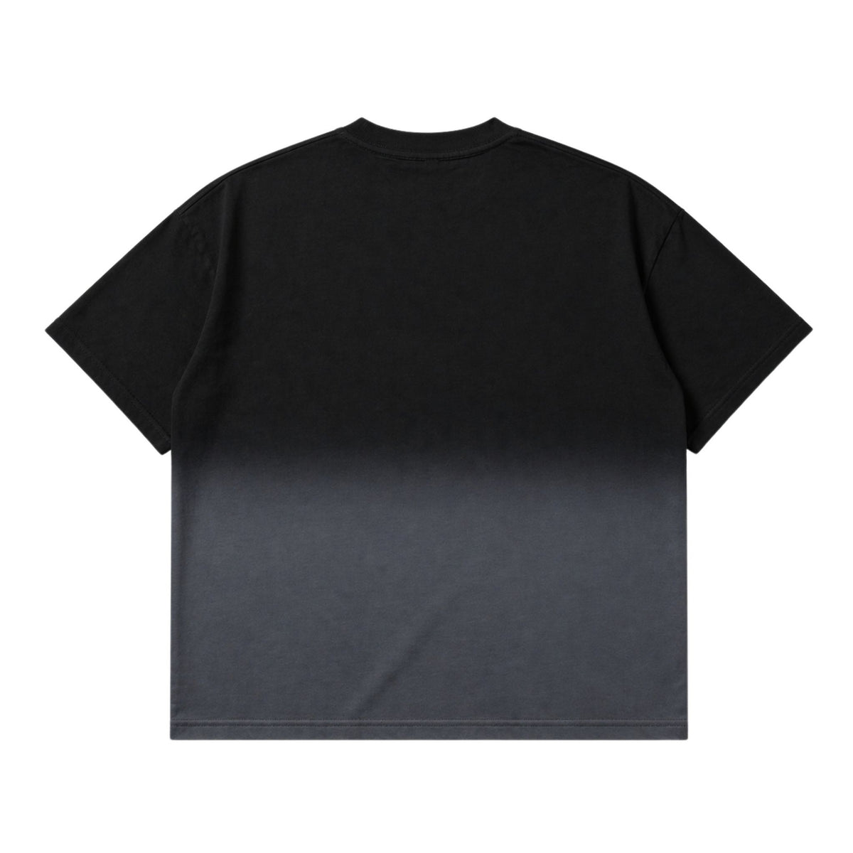 BLACK SUNFADE BOXY TEE